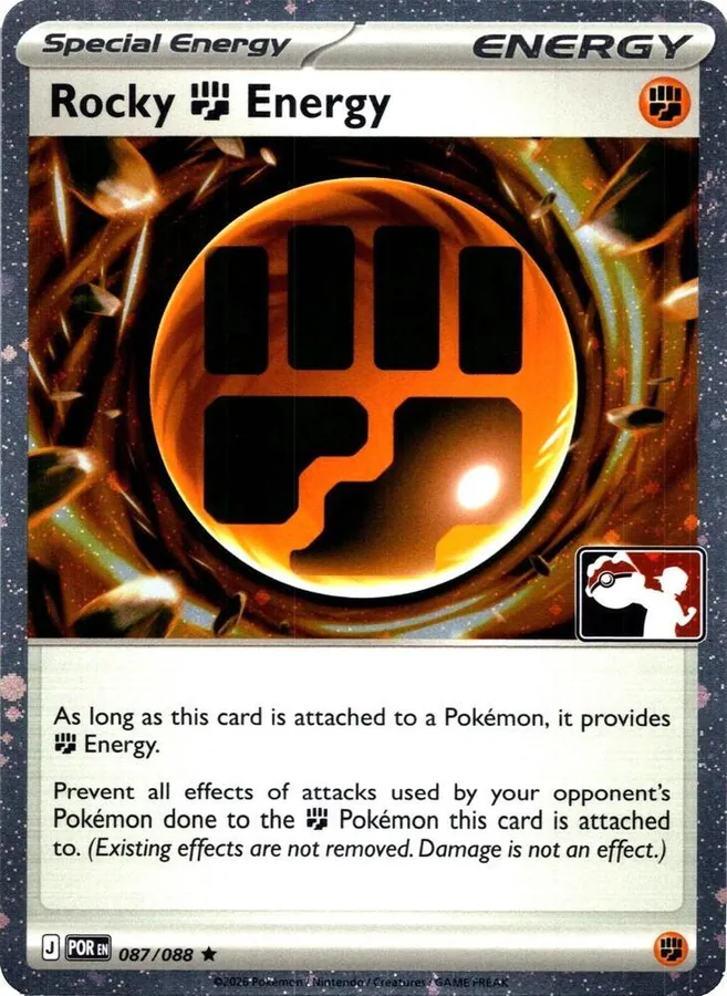 Perfect Order Rocky Fighting Energy [Prize-Pack-Cosmo-Holo] Pokémon card